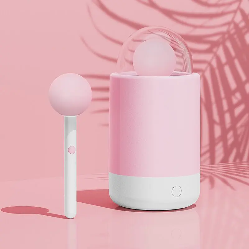 Вібратор-цукерка на паличці KISSTOY Pink Pop, зарядний кейс-нічник, 10 режимів вібрації - фото 6