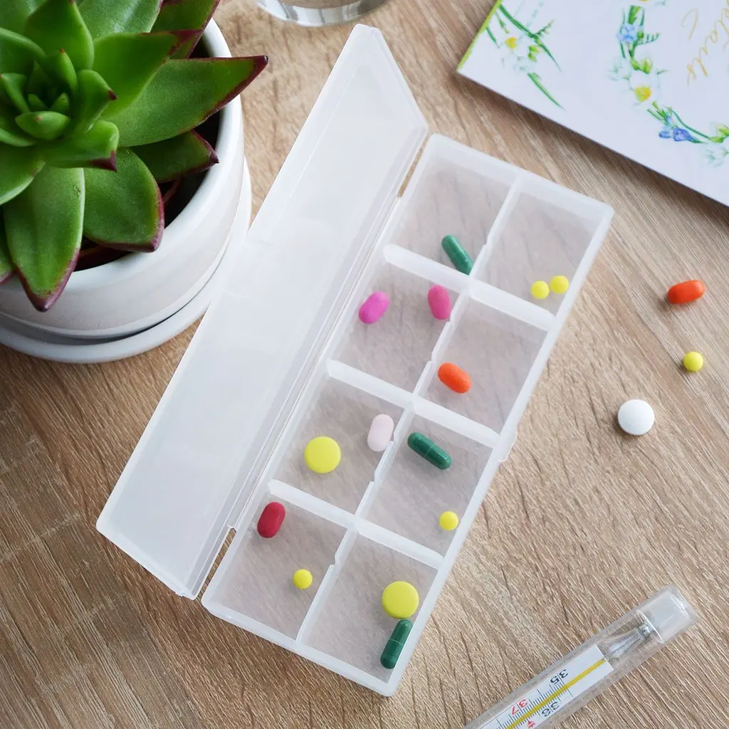 Органайзер МВМ My Home PC-08, 8 відділень 16.8х6.5х2 см прозорий (PC-08 T) - фото 6