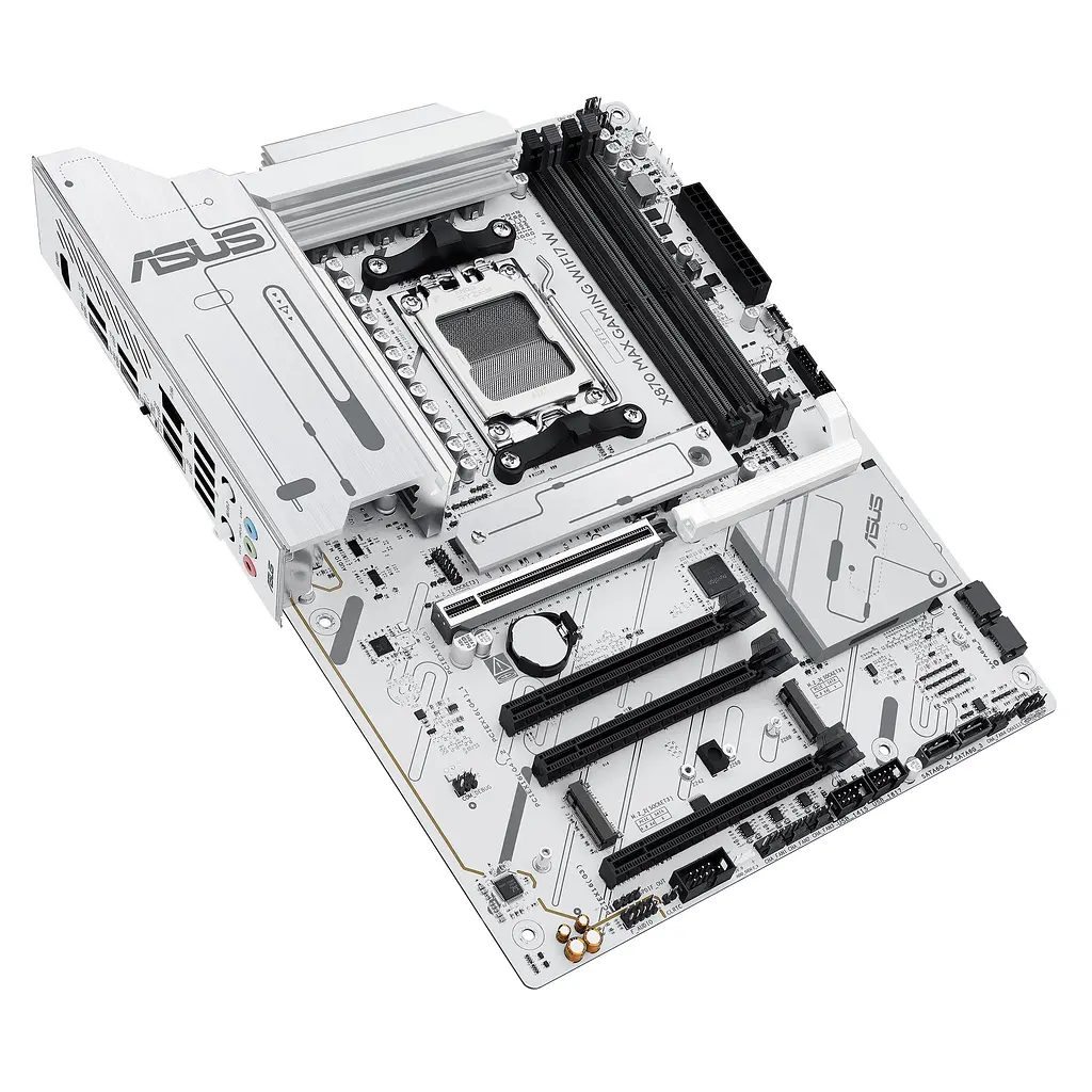 Материнская плата X870 MAX GAMING WIFI7 W sAM5 X870 4xDDR5 M.2 HDMI USB Type-C Wi-Fi BT ATX бел Asus teh0019042 - фото 5