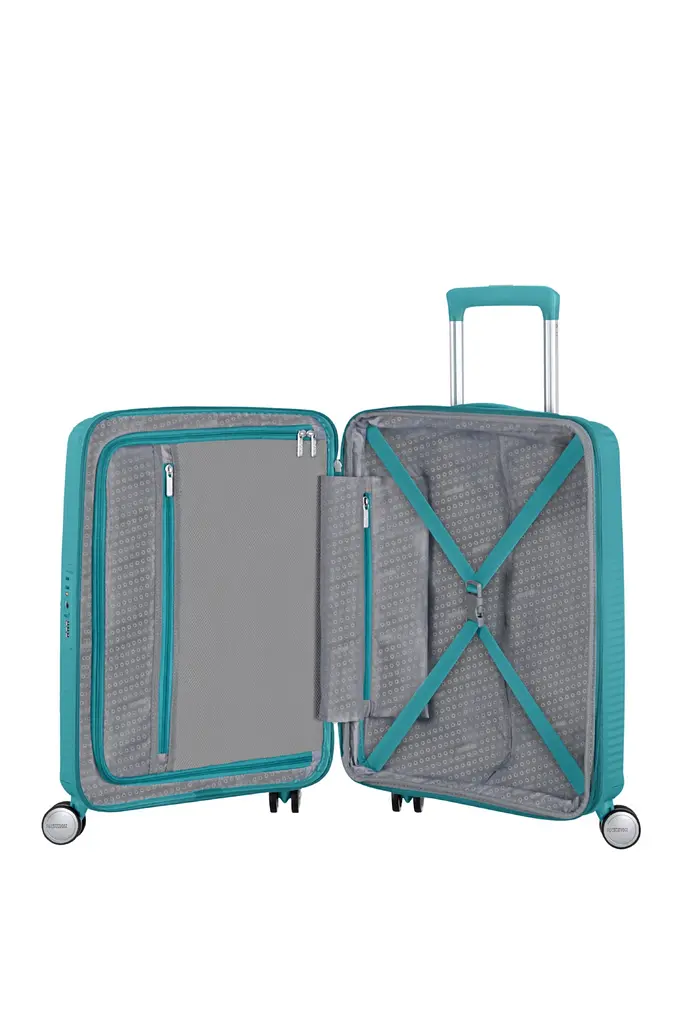Валіза American Tourister SOUNDBOX 55 см TURQUOISE 55x40x20(23) 32G*61001 - фото 4