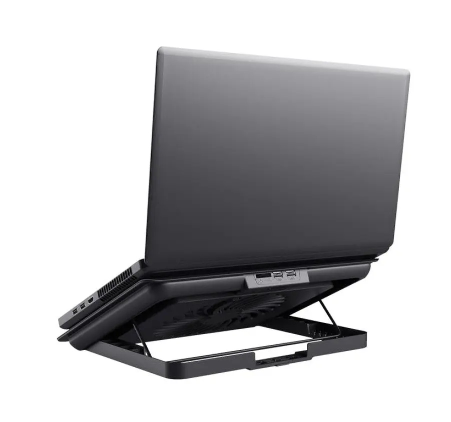 Охолоджувальна підставка для ноутбука 16 дюймів Trust Exto16 ECO Grey 1xFan - фото 4