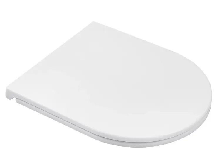 Унітаз підвісний безобідковий Kroner Harz WHI493736 RIMLESS з сидінням Slim Duroplast / Soft-close / Quick relase (KH493736WHIR) (CV029609) - фото 8