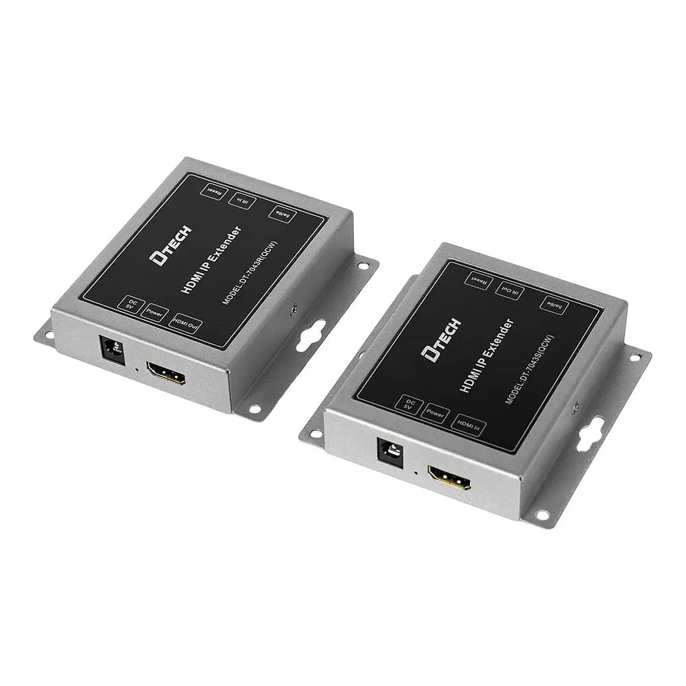 Подовжувач відеосигналу HDMI 150m IP-150 Dtech DT-7043 (QCW) (74-00139)