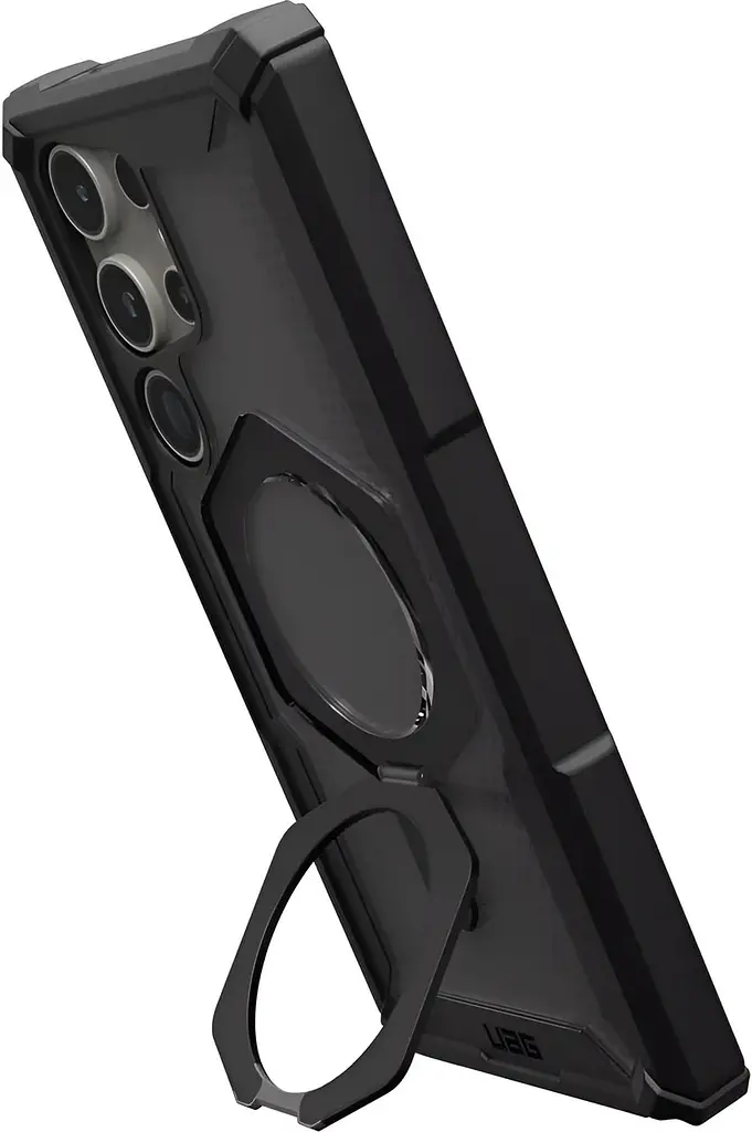 Оригінальний протиударний чохол для Samsung Galaxy S25 Ultra UAG Plasma XTE MagSafe Black 214467114097 (S938) з підставкою - фото 9