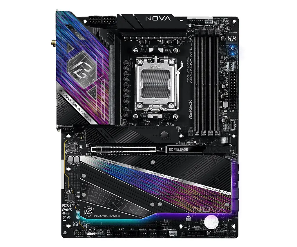 Материнська плата ASRock X870 Nova WiFi Socket AM5 - фото 2