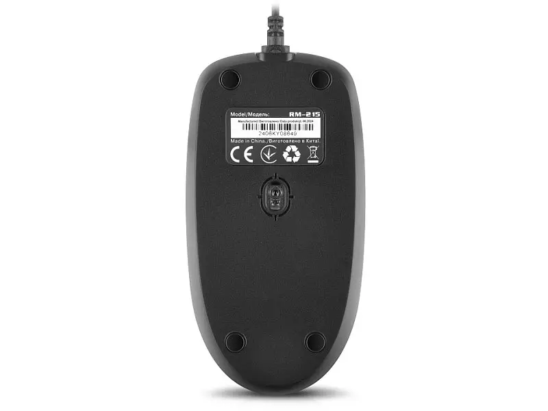 Миша REAL-EL RM-215 Black (EL123200037) - фото 4