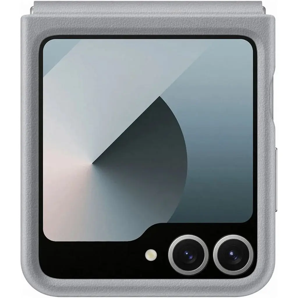 Чохол Epik Leather Case для Samsung Galaxy Flip6 Gray AAA [113351] - фото 4
