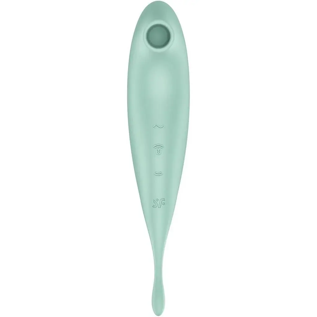 Вакуумный вибратор Satisfyer Twirling Pro+ вакуумный вибратор Мятний - фото 3