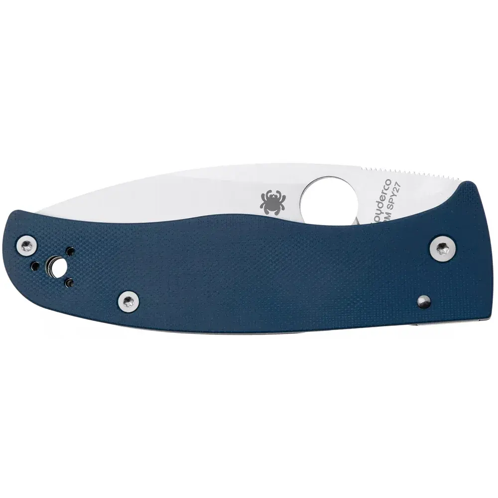 Ніж Spyderco Bodacious CPM SPY27 G-10 Cobalt Blue - фото 5
