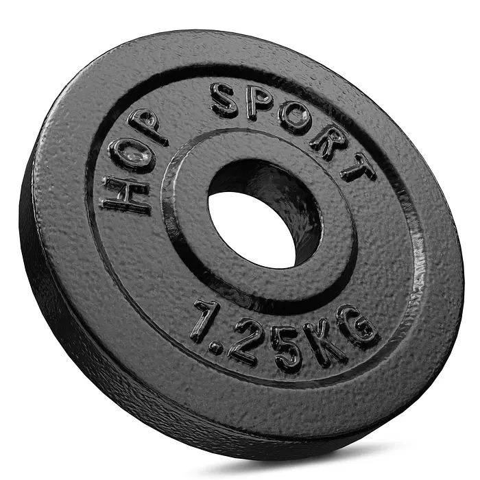 Сет з металевих дисків Hop-Sport Strong 4x1,25кг - фото 2