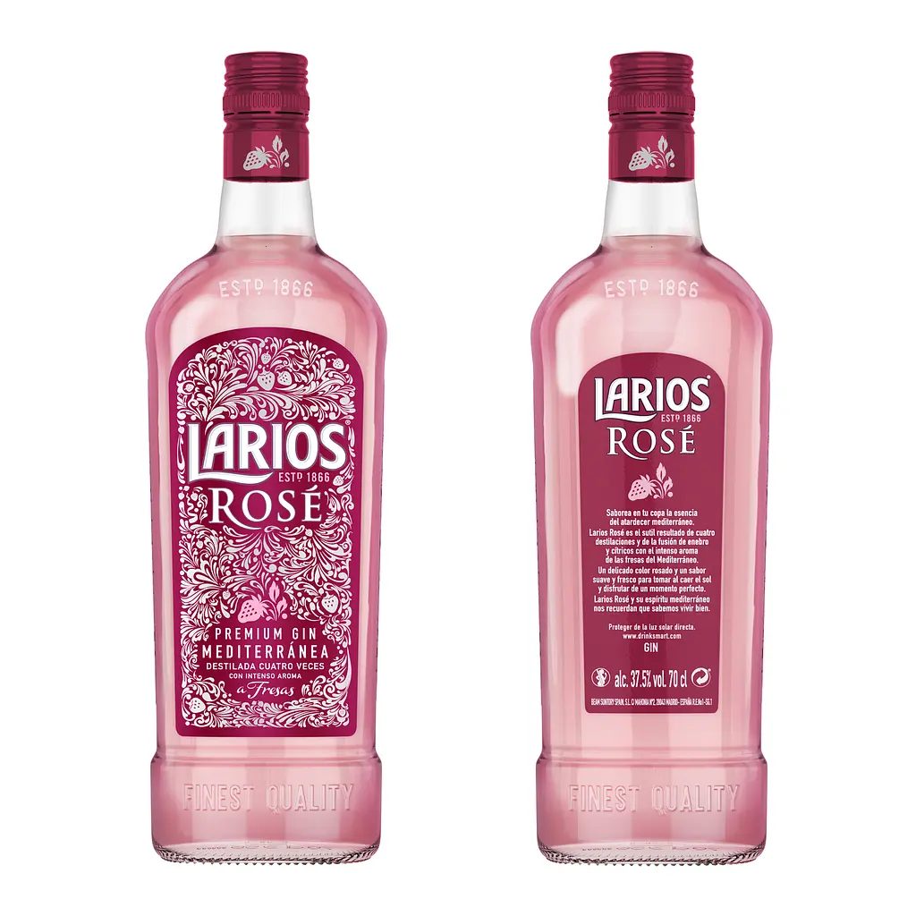 Джин Larios Rose, 37,5 %, 0,7 л - фото 2