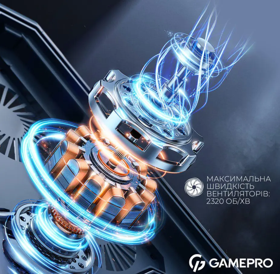Охолоджувальна підставка для ноутбука до 17,3 дюймів GamePro GPCP-1040 RGB 2xUSB 8xfans - фото 12