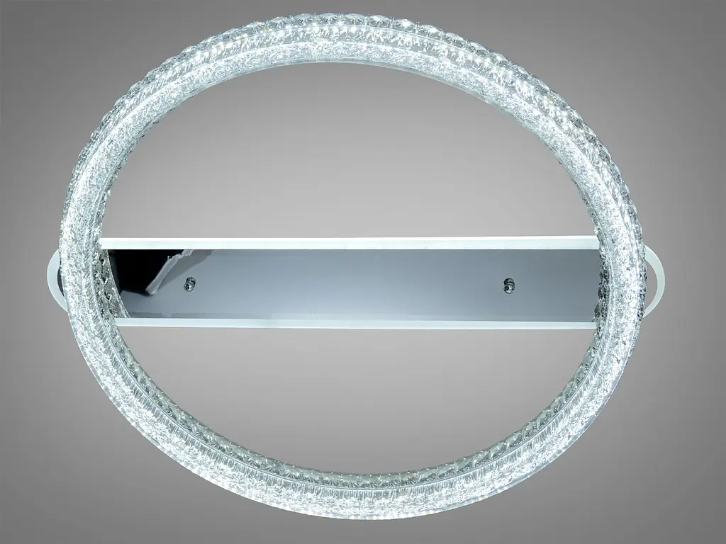 LED стельова люстра Diasha MX6027/600HR пульт хром 150 Вт CCT 20 м2 - фото 3