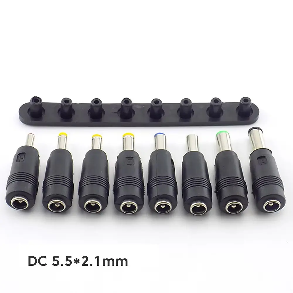 Кабель USB-DC на 12V для живлення роутера від павербанка + 8 адаптерів під різні роз'єми живлення - фото 6