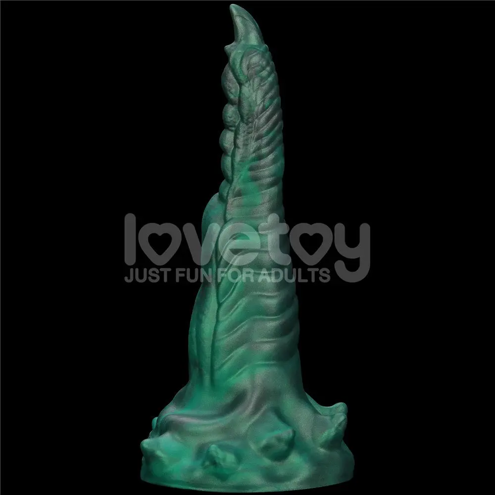 Вібратор Lovetoy Double-Claw Savage Charm 19.4 см зелений - фото 5