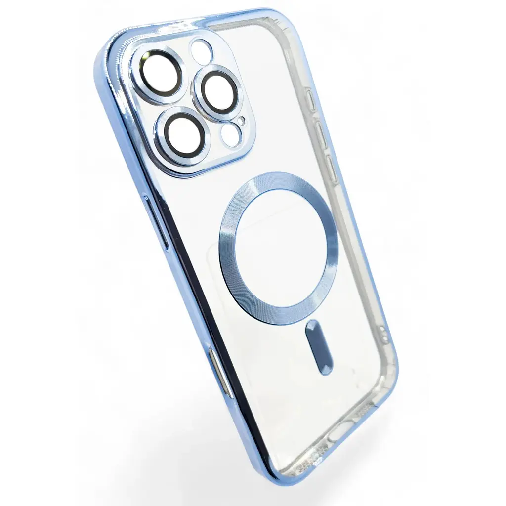 Чохол-накладка BeCover TPU Chrome Case (MagSafe) для Apple iPhone 16 Pro Max Sierra Blue (712087) - фото 2