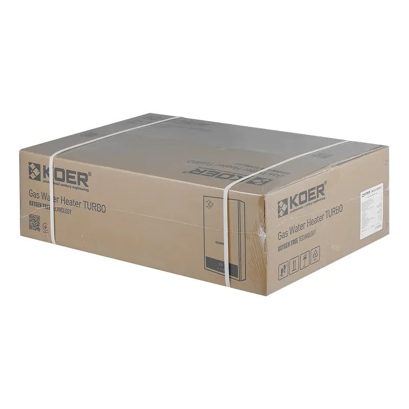 Газова колонка Koer Kwh.G0312 Turbo White турбована 12 л/хв, білий KR5557 - фото 2