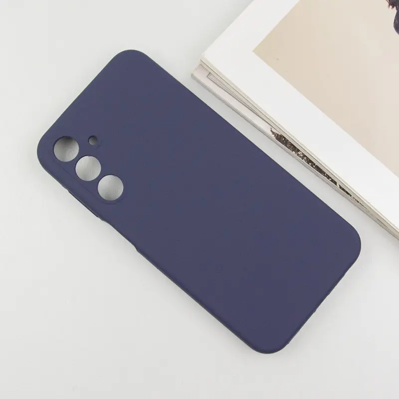 Чохол Silicone Cover Lakshmi Full Camera (AAA) для Samsung Galaxy A26 5G Темно-синій / Midnight blue - фото 5