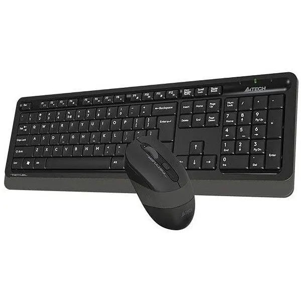 Комплект беспроводной (клавиатура+мышь) A4Tech FG1010S Black/Grey - фото 3