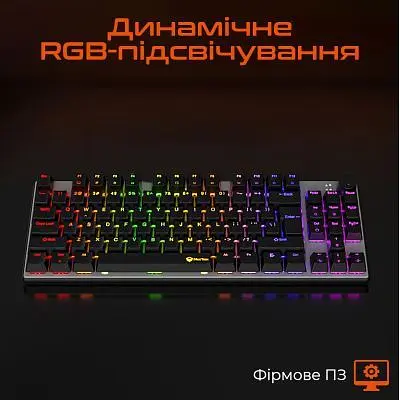 Клавіатура Meetion MK008 Pro USB Type-C Black (MT-MK008Pro-W-RUA) - фото 3