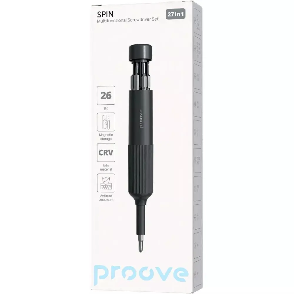 Набір викруток Proove Spin 27in1 MTSS27000003 Сірий - фото 5