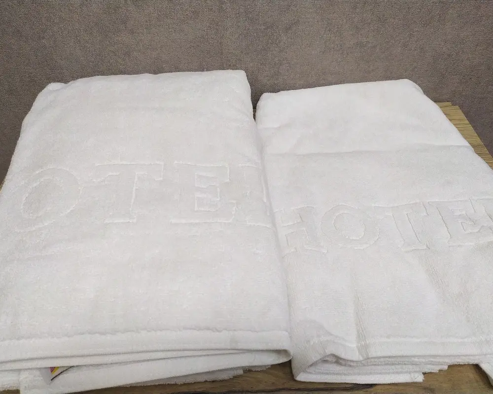 Набір махрових турецьких готельних рушників Cestepe Hotel 50х90 + 70x140 + 50x70 - фото 4