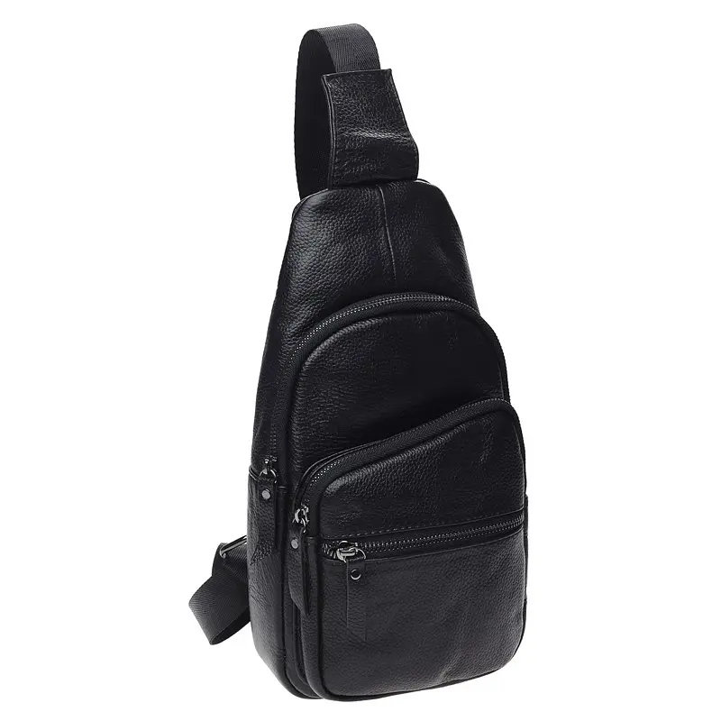 Чоловічий шкіряний рюкзак Keizer K11037-black