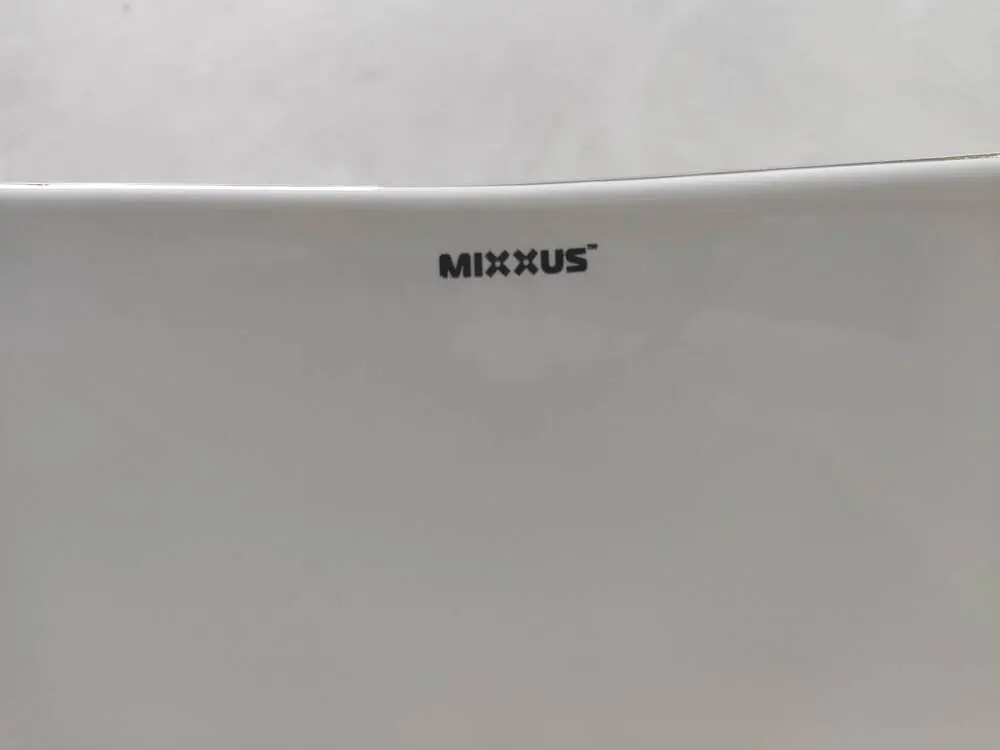 Умивальник накладний Mixxus Premium Wave-0105 Edge Gold 620x360x160 мм MP6557, Білий - фото 2