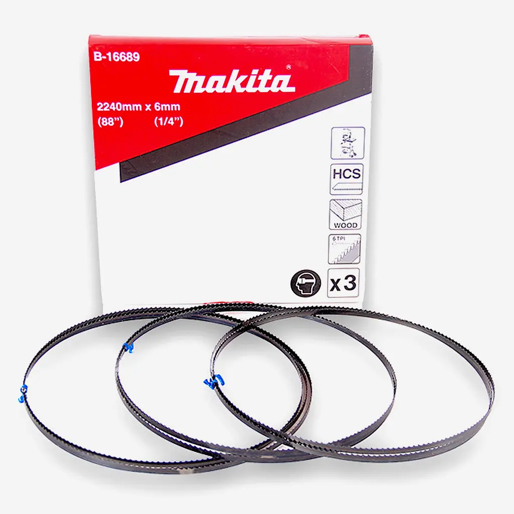 Набір полотен по дереву 6 х 2240 мм 6Т для станка Makita LB1200F (B-16689)