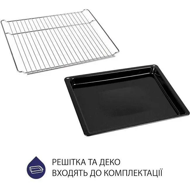 Духова шафа Minola EOD 6804 Platinum Gray сірий - фото 11