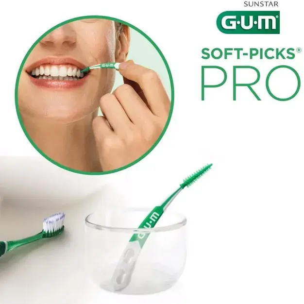 Набір міжзубних щіток GUM SoftPicks Pro розмір S 30 шт - фото 3