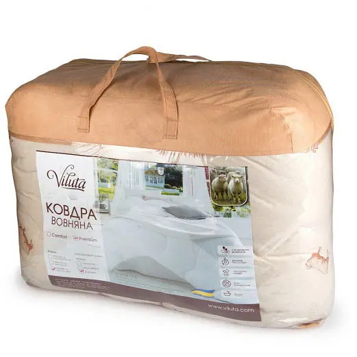 Ковдра Viluta 200х220 Premium вовняна зимова ковдра_premium_220*200 - фото 2