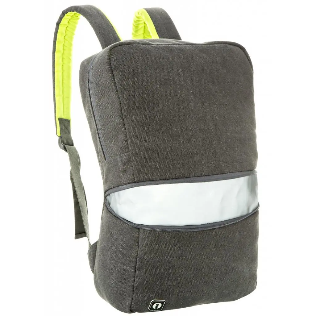 Рюкзак для ноутбука Zipit 14" Reflecto Grey/Green (ZRFLC-WT) - фото 4