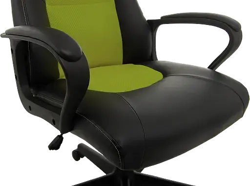 Геймерское кресло GT Racer черное с зеленым (X-2640 Black/Green) - фото 6