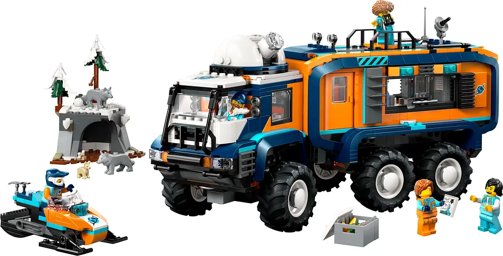 Конструктор LEGO City Арктична дослідницька вантажівка з науковою лабораторією 1064 деталі (60471) - фото 3