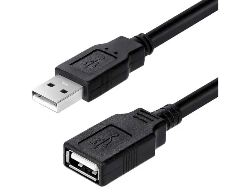Кабель ColorWay USB2.0 AM/AF 1.8м Black (CW-CBUF076-BK)