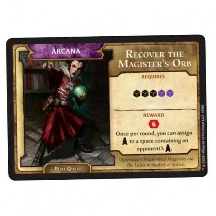 Настільна гра Wizards of the Coast Dungeons & Dragons: Лорди Глибоководдя (D&D Board: Lords of Waterdeep) (англ.) (692584) - фото 10