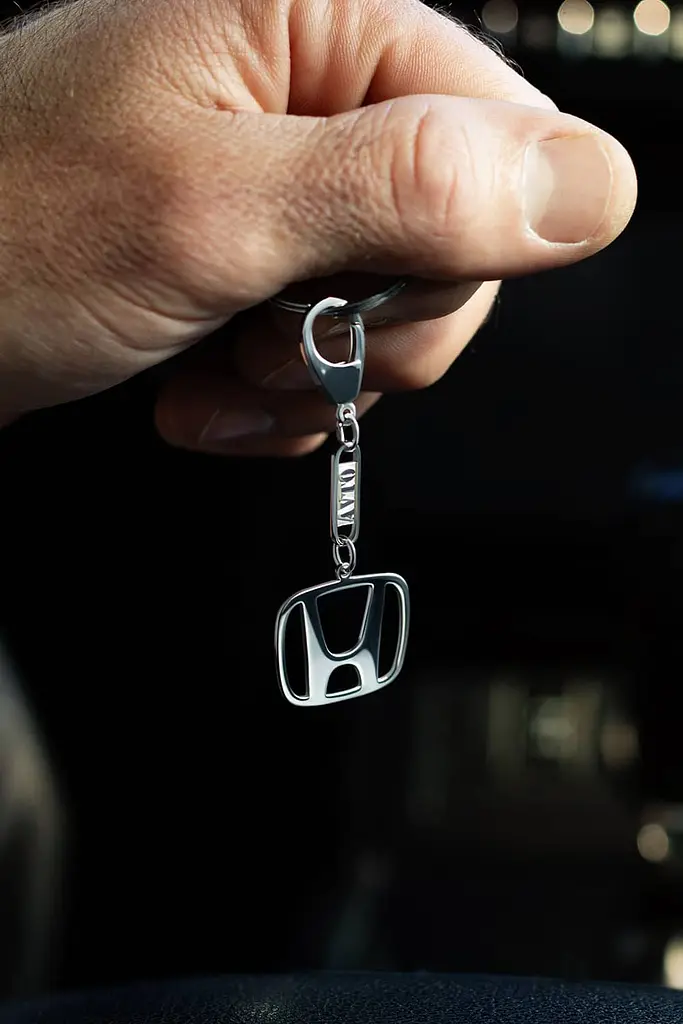 Срібний брелок Honda (Хонда) (9018.1) - фото 2