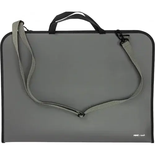 Портфель CoolForSchool CF30006 A3 пластик на блискавцісірий (20)
