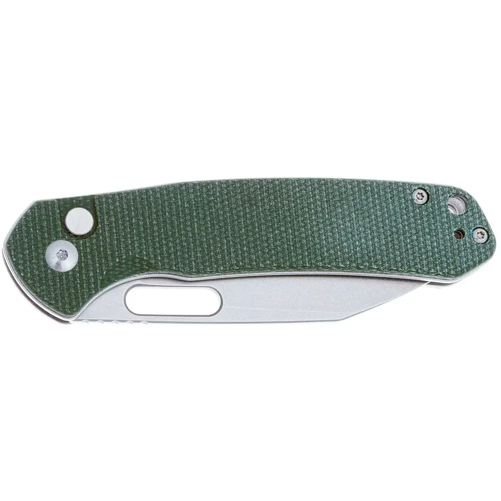 Ніж CJRB Pyrite Wharncliffe Micarta Green - фото 4