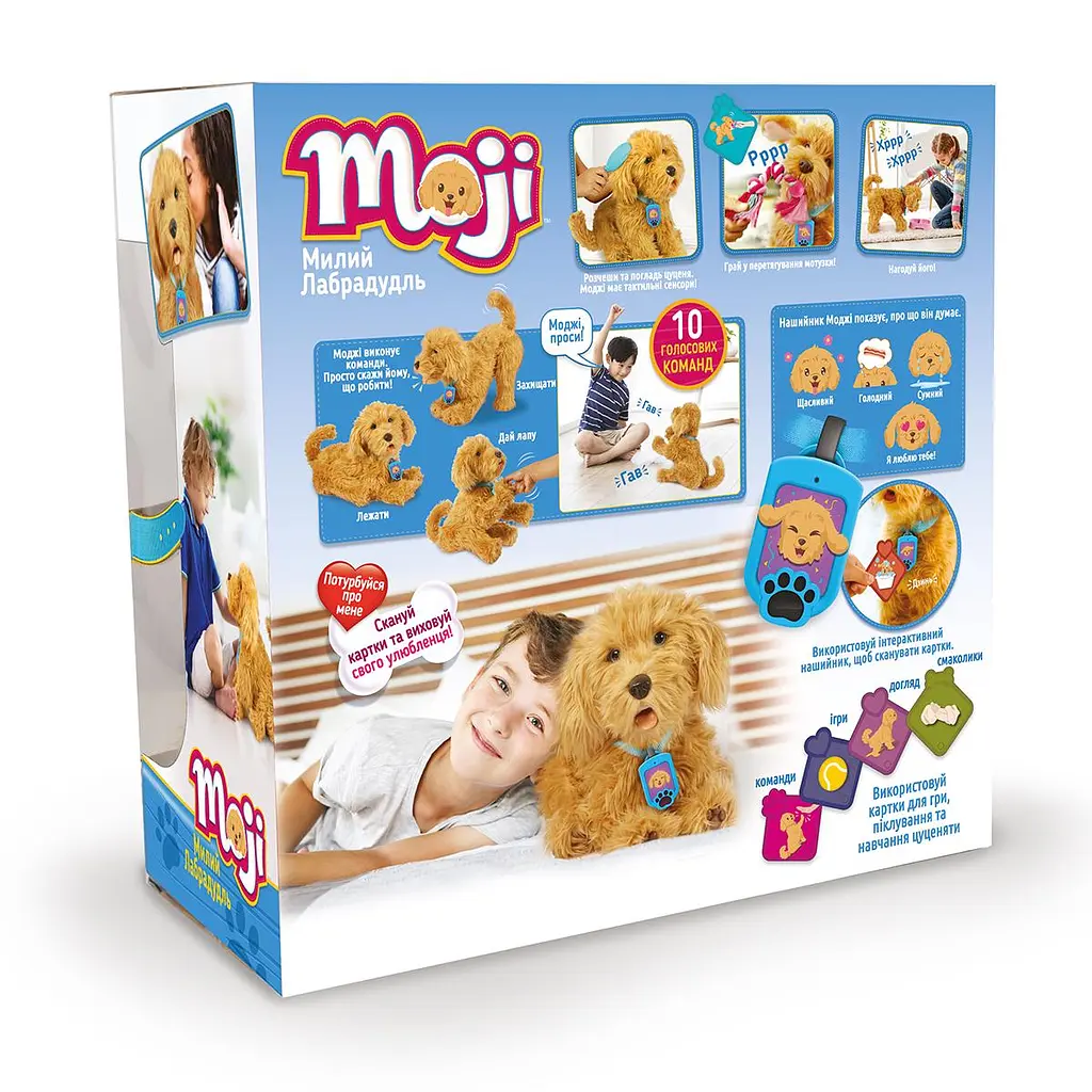 Інтерактивна іграшка MY FUZZY FRIENDS – ЛАБРАДУДЕЛЬ MOJI (українська та англійська) My Fuzzy Friends 18207-UKR-ENG - фото 9