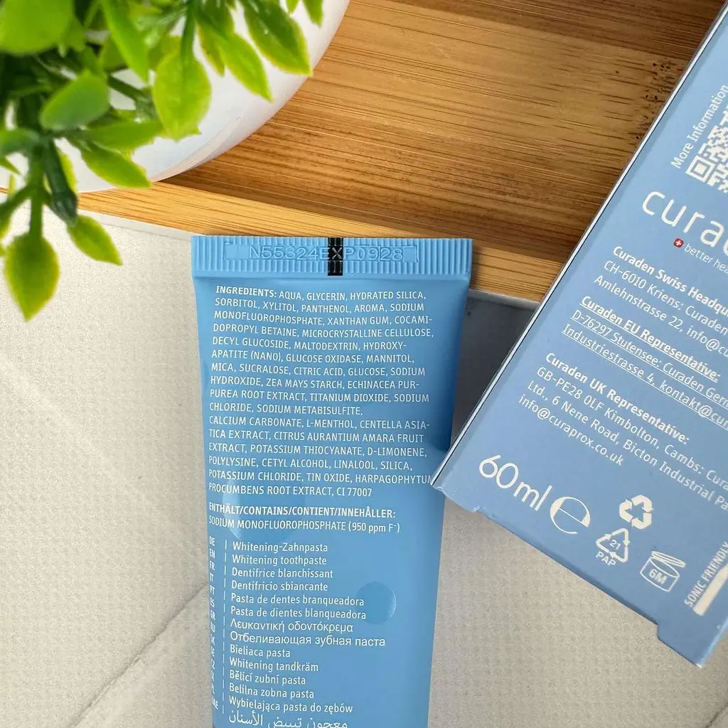 Зубна паста Curaprox Be You Blue ожина+лакриця 10 мл - фото 2