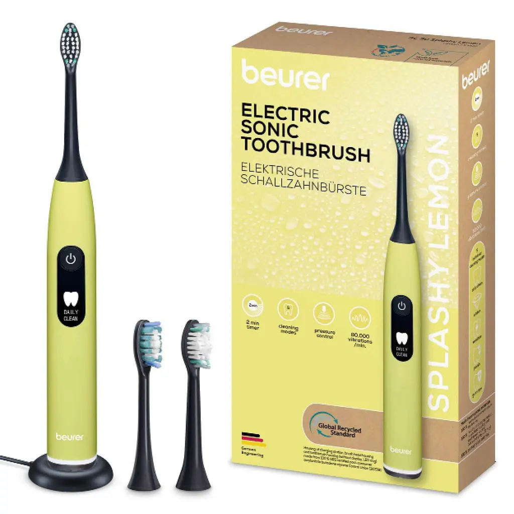 Електрична зубна щітка Beurer SC 50 SPLASHY LEMON GP - фото 2