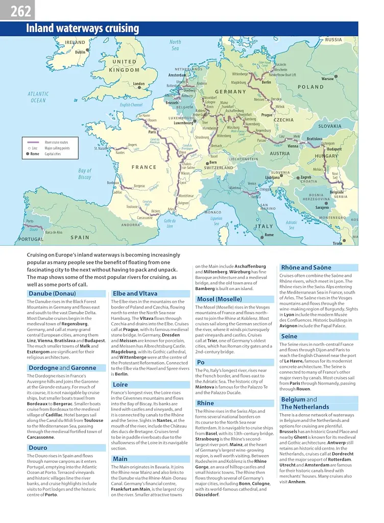 Philip's 2027 Easy to Read Multiscale Road Atlas of Europe - - фото 3
