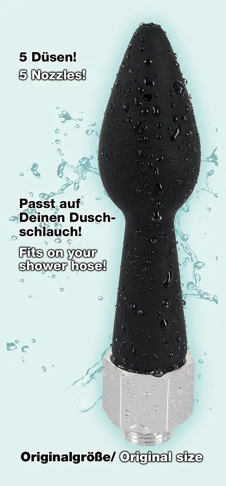 Анальний душ Analdusche Rear Splash чорний - фото 10