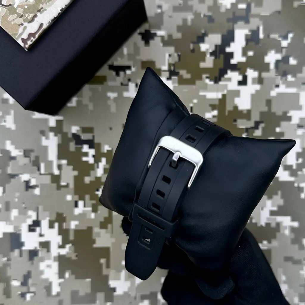 Чоловічий наручний годинник 010BKUAGD Тризуб золото Чорні + Коробка. Patriot acs0031024 - фото 3