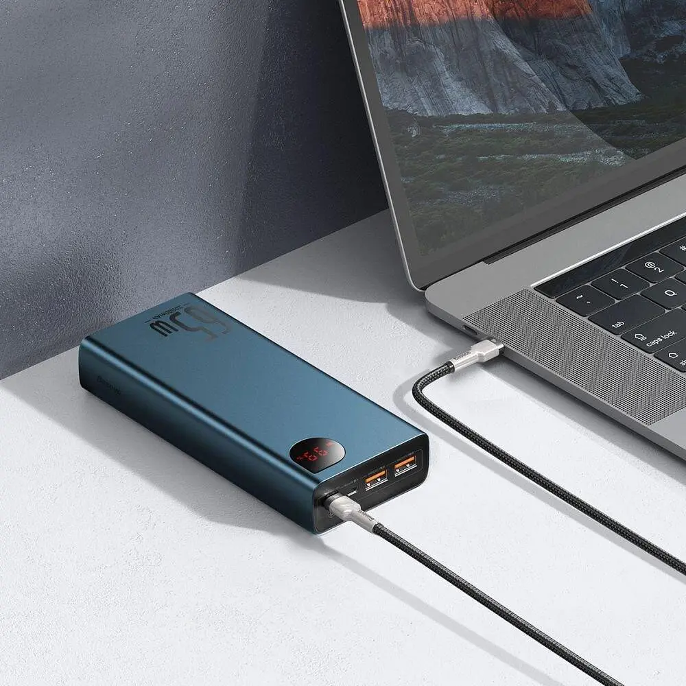 Портативна батарея - зовнішній акумулятор Baseus Adaman Metal 20000mAh 65W PPIMDA-D03 - фото 7