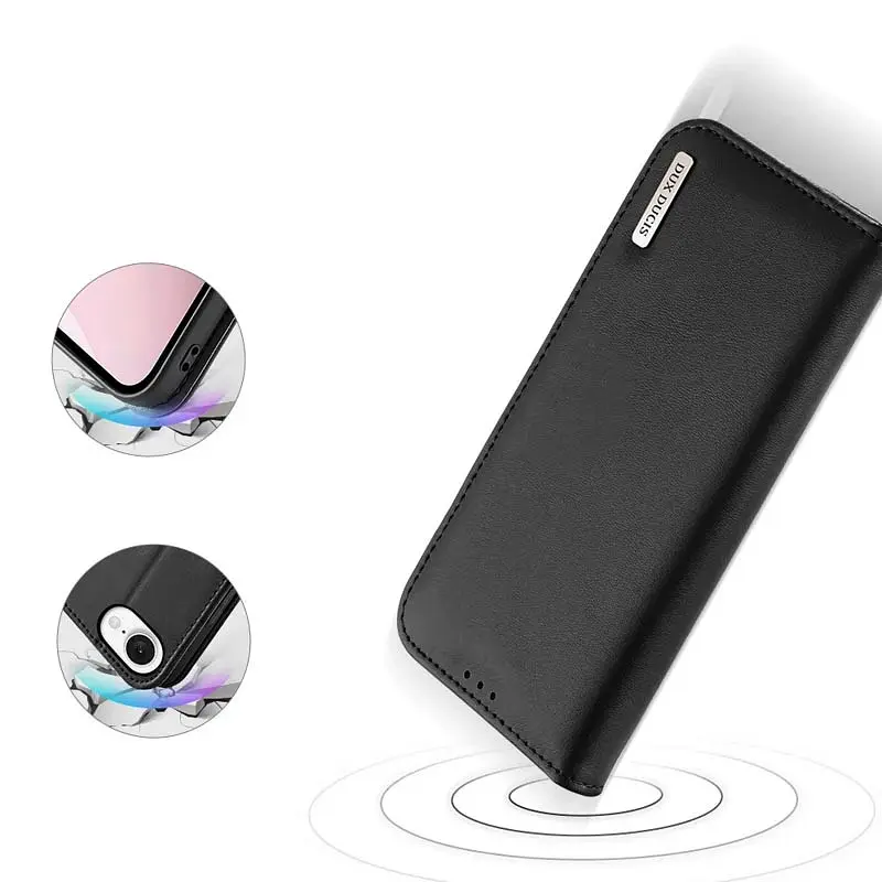Чохол-книжка Dux Ducis Hivo для Apple iPhone 16e 6.1 Black - фото 7