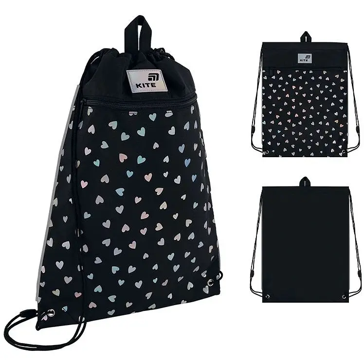 Сумка для обуви Kite Black&Silver (K26-601M-14) - фото 3