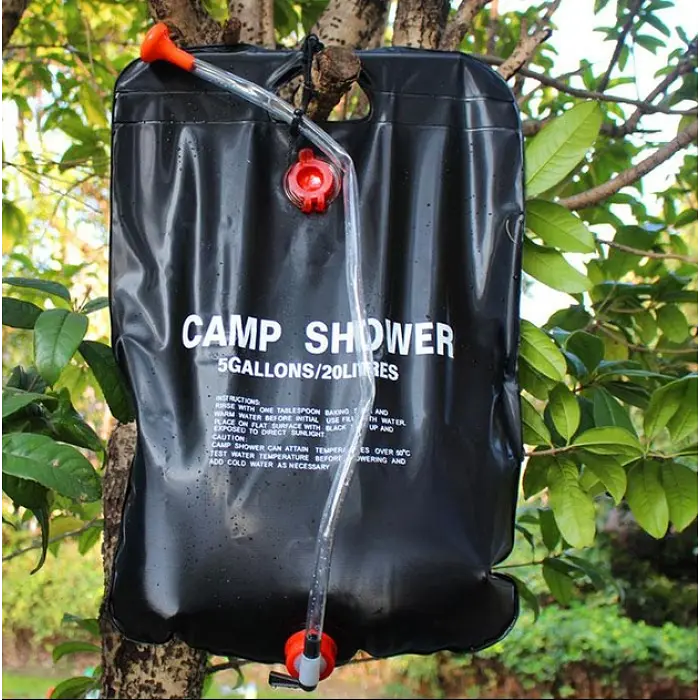 Туристичний душ Camp Shower 20 л, переносний кемпінговий душ із ПВХ, 41×60 см, 250 г - фото 5